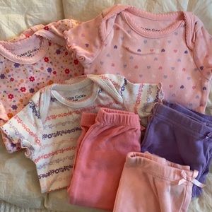 Faded Glory Brand Onesie & Bottoms Bundle!